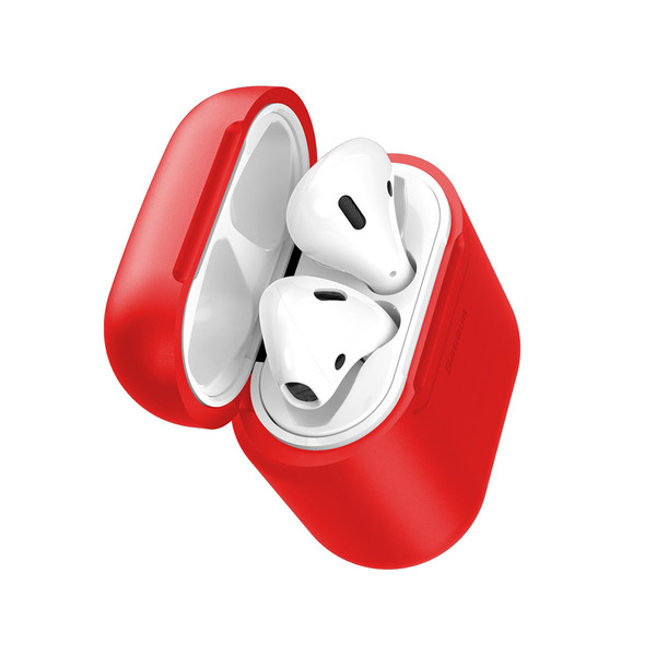 Baseus Wireless charging case for AirPods, punainen