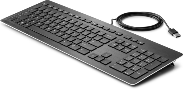 HP USB Premium - keyboard, Black (Nordic)