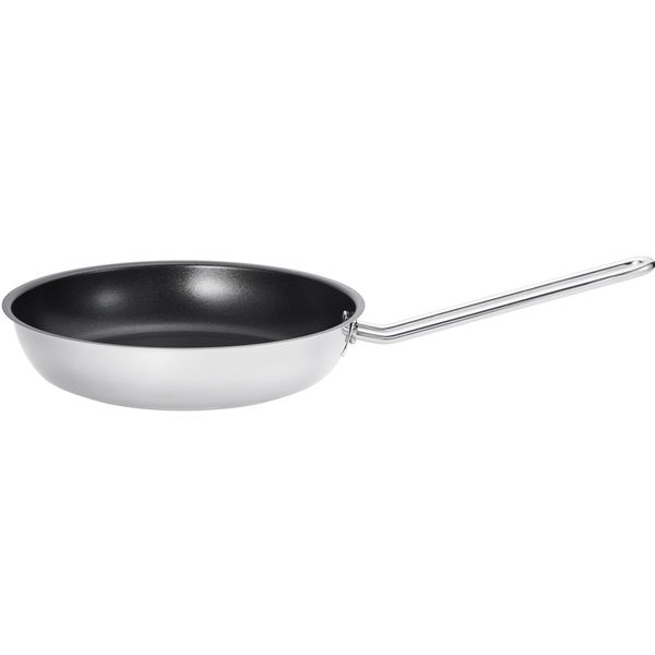 Fiskars Stekpanna 28 + 22 cm rostfritt st&aring;l