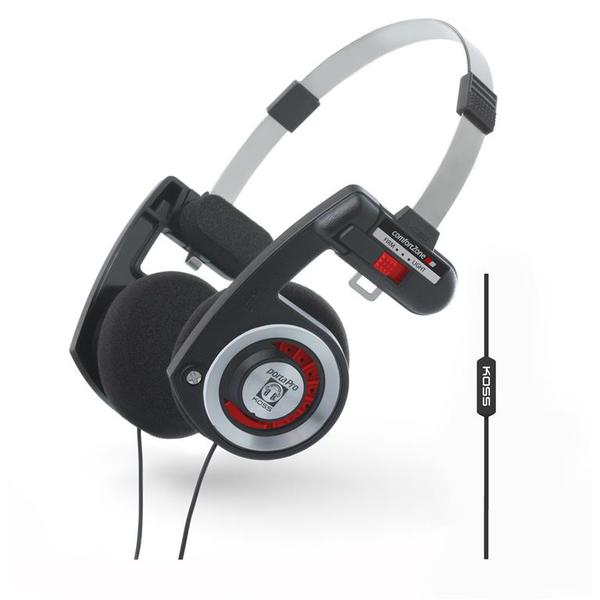 KOSS Porta Pro 3.0 Premium On-Ear Mic Red Hot