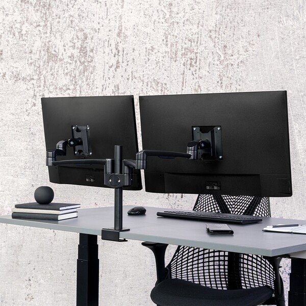 Hold Dual Monitor Arm 27 Monitor Arm, for 2 monitors, 13-27", 14kg, Black