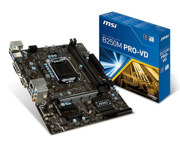 MSI B250M Pro-VD, mATX motherboard