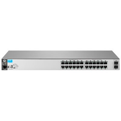 Aruba 2530-24G-2SFP+ Switch (J9856A) 24x 10/100/1000T porttia + 2x SFP+ 1000/10000 GbE porttia. Aruba 2530-24G Layer 2 Switch with 24x 10/100/1000T ports + 4x f