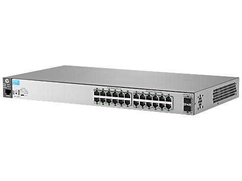 Aruba 2530-24G-2SFP+ Switch (J9856A) 24x 10/100/1000T porttia + 2x SFP+ 1000/10000 GbE porttia. Aruba 2530-24G Layer 2 Switch with 24x 10/100/1000T ports + 4x f