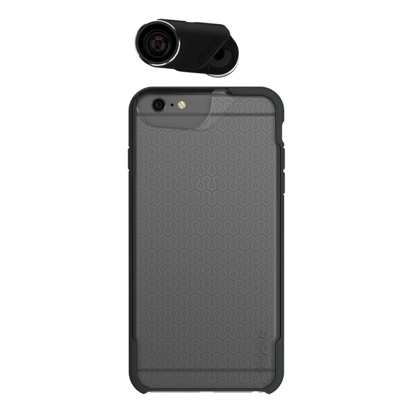 Olloclip 4-IN-1 + olloCase for iPhone 6 Plus/6SPlus - B.Clip/D.Grey Case