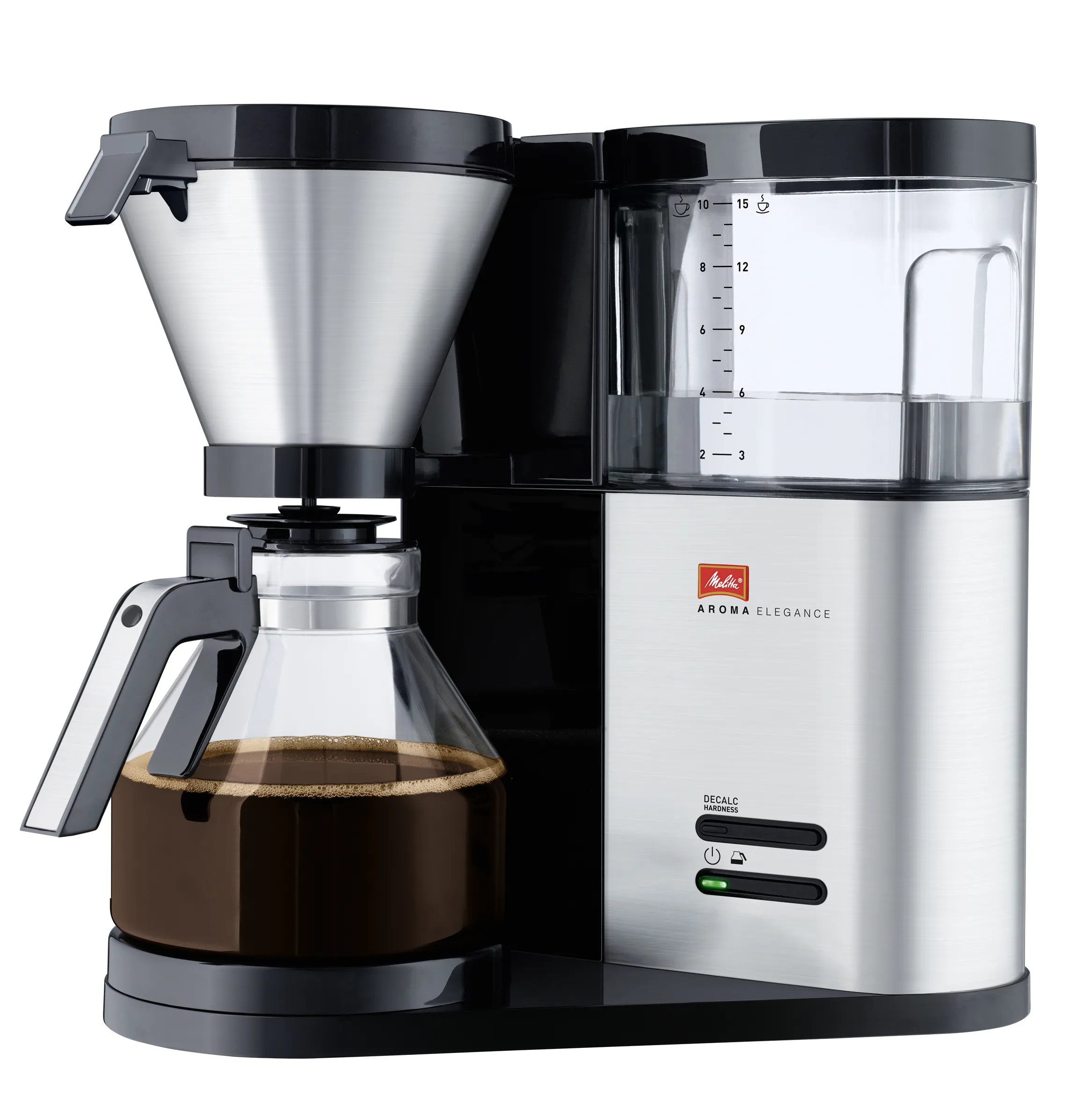 Melitta Aroma Elegance  - kaffebryggare, Rostfritt st&aring;l