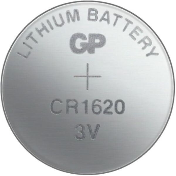 GP Batteries Lithium Cell Battery - CR1620, 5-pack