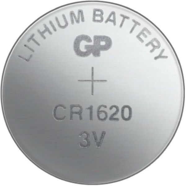 GP Batteries Lithium Cell Battery - CR1620, 5-pack