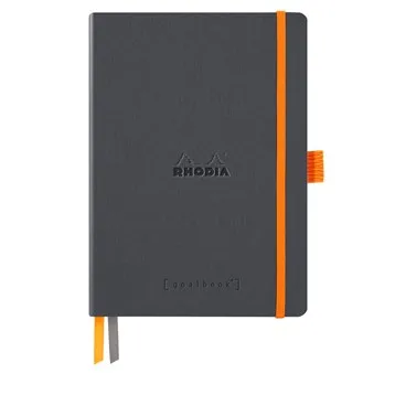 Rhodia Goalbook soft titanium A5 dot ivory