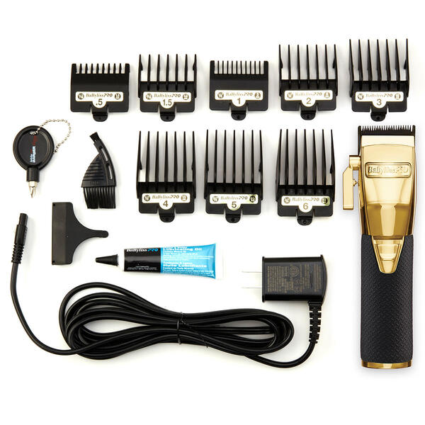 BaByliss Pro Boost+ FX8700GBPE, Cordless, Rechargeable Hair Clipper, Gold