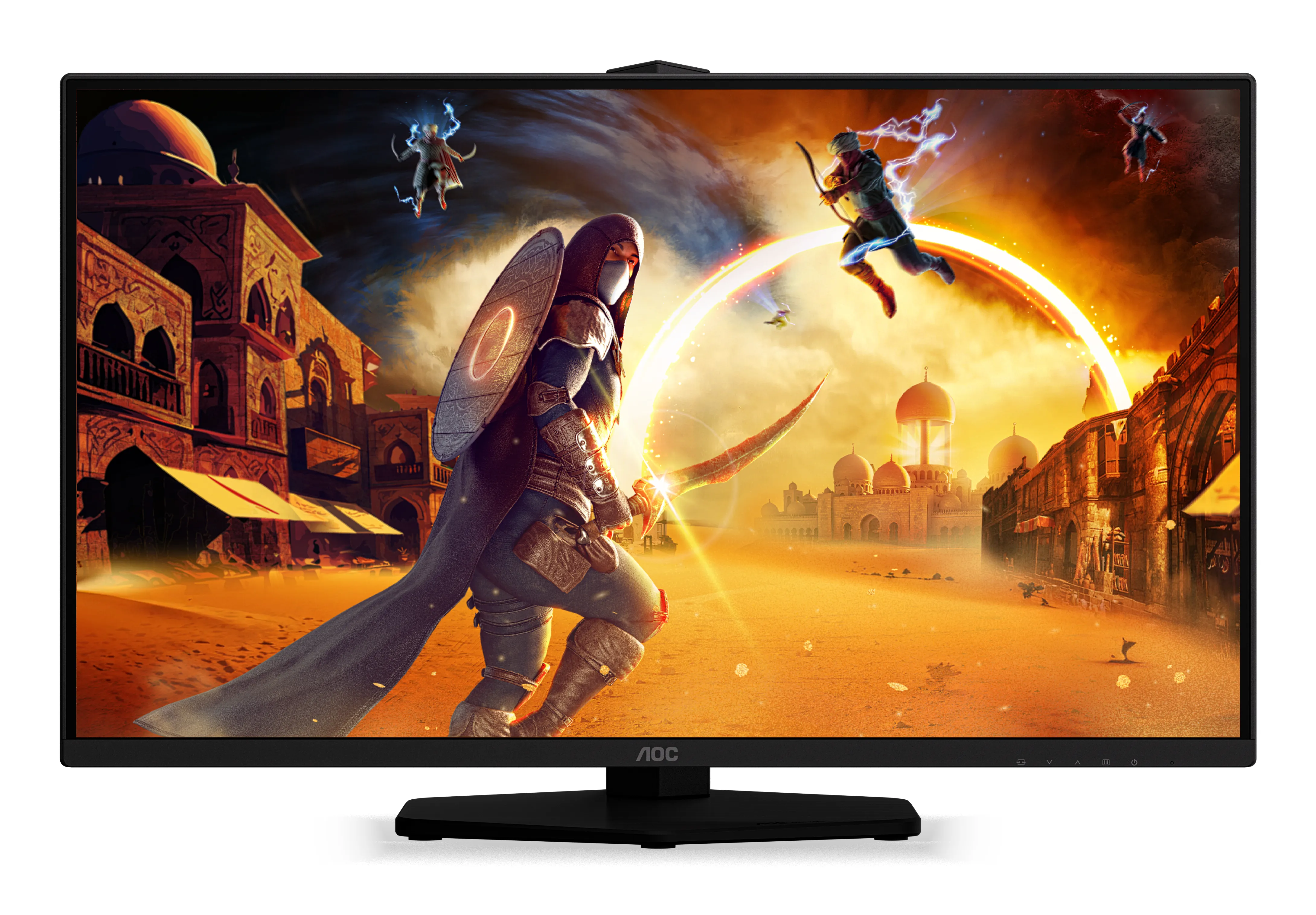 AOC 25G4KUR 24.5" Full HD, Fast IPS 420Hz gamingsk&auml;rm med USB hub