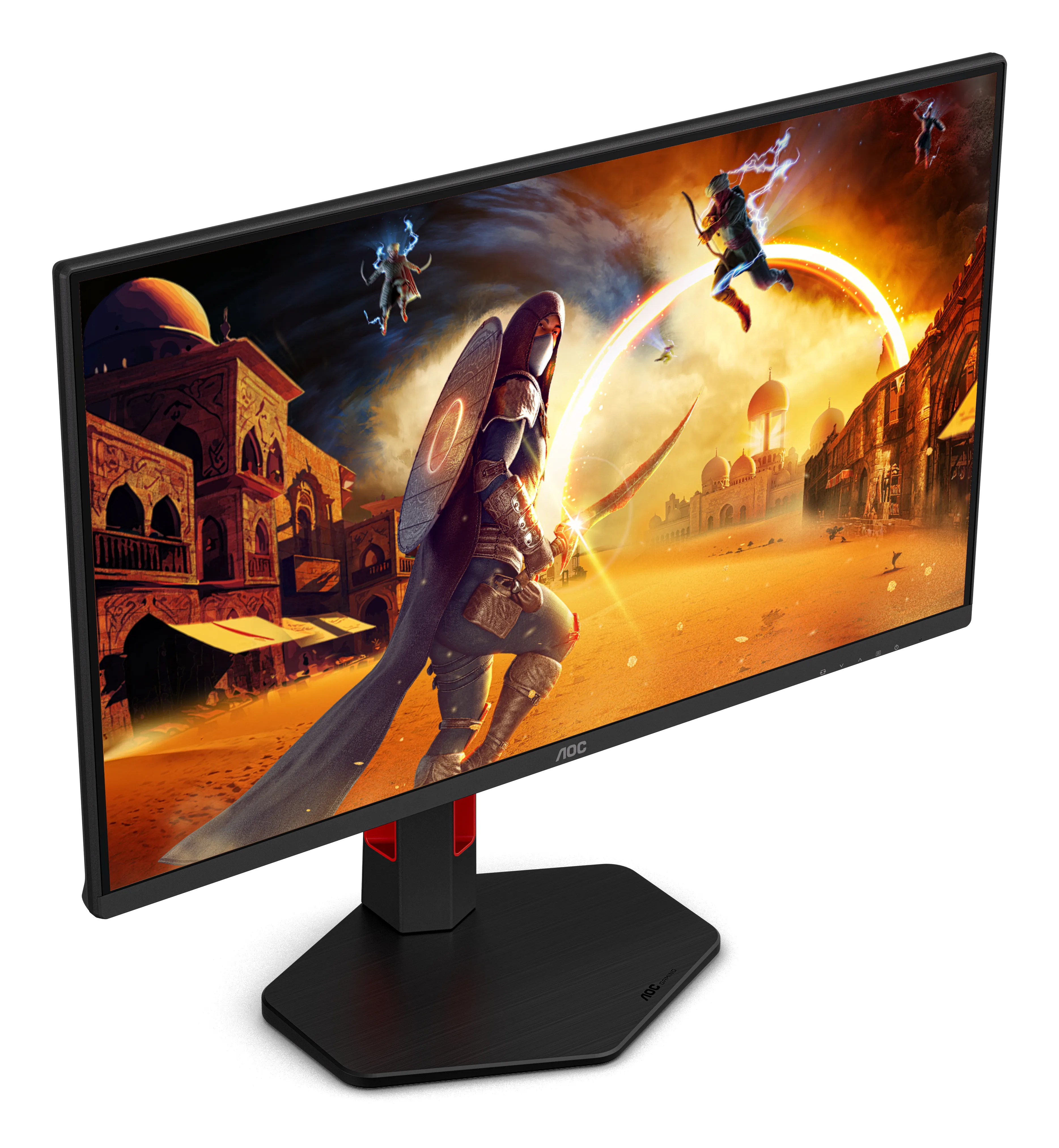 AOC 25G4KUR 24.5" Full HD, Fast IPS 420Hz gamingsk&auml;rm med USB hub
