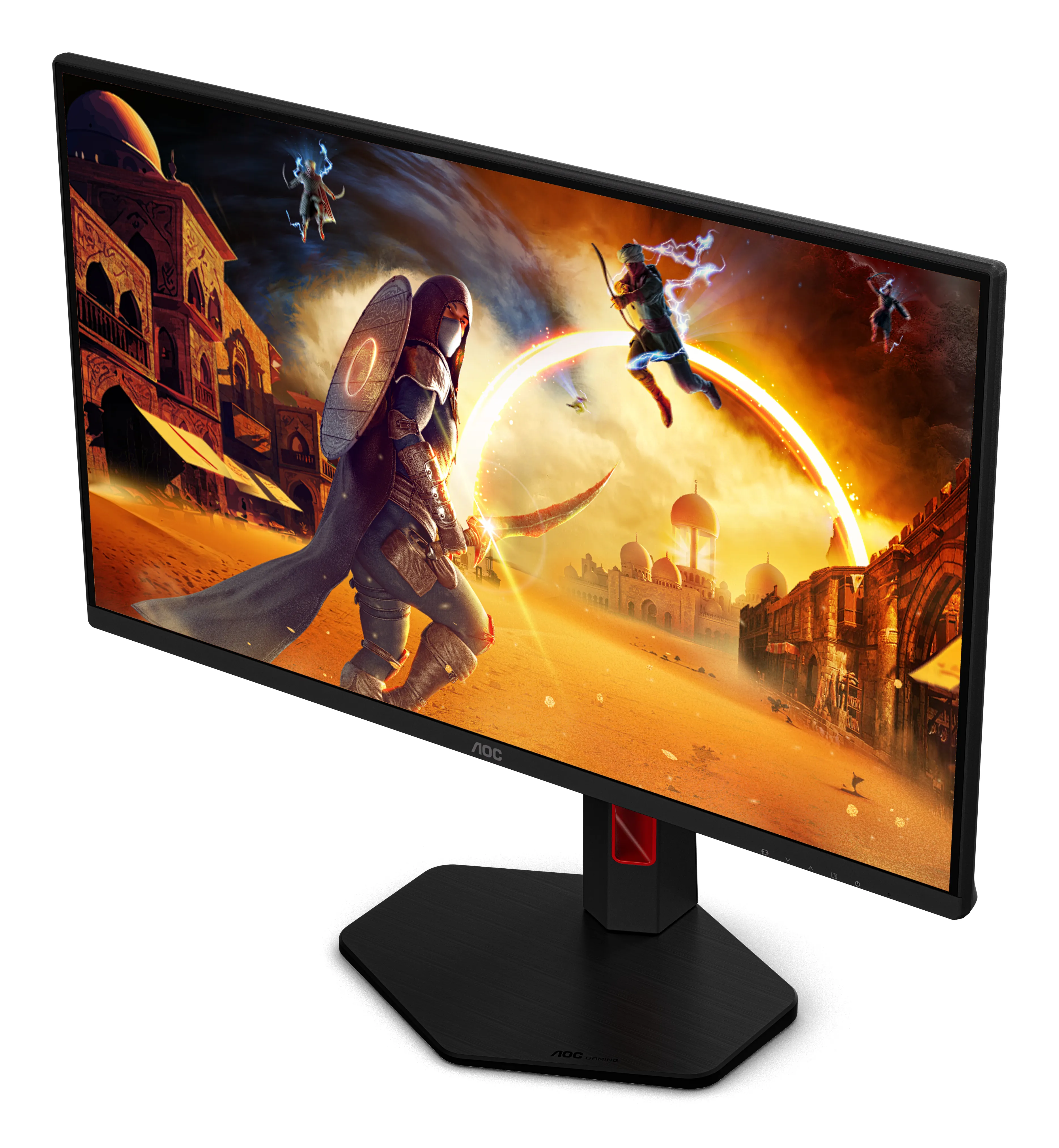 AOC 25G4KUR 24.5" Full HD, Fast IPS 420Hz gamingsk&auml;rm med USB hub
