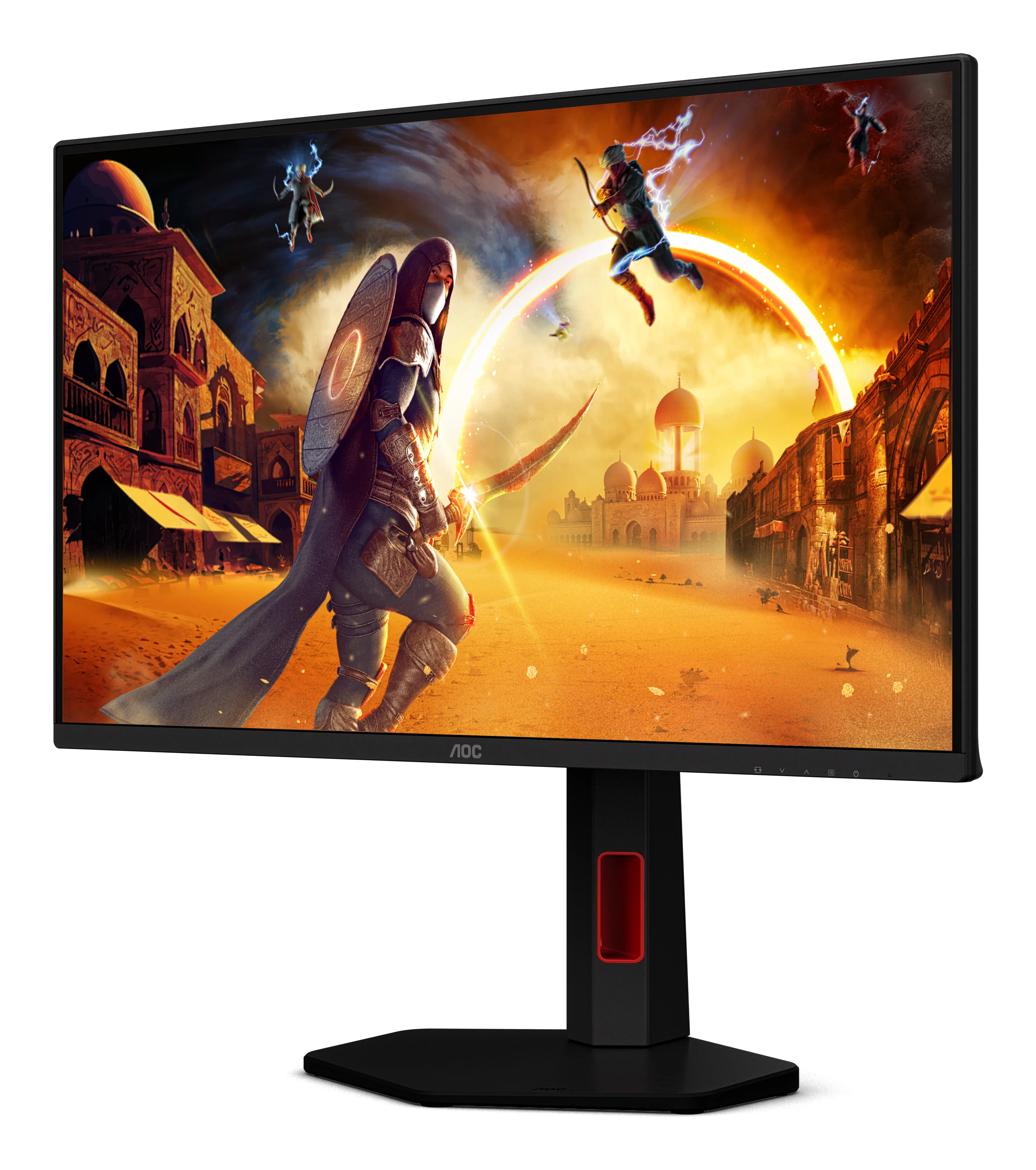 AOC 25G4KUR 24.5" Full HD, Fast IPS 420Hz gamingsk&auml;rm med USB hub