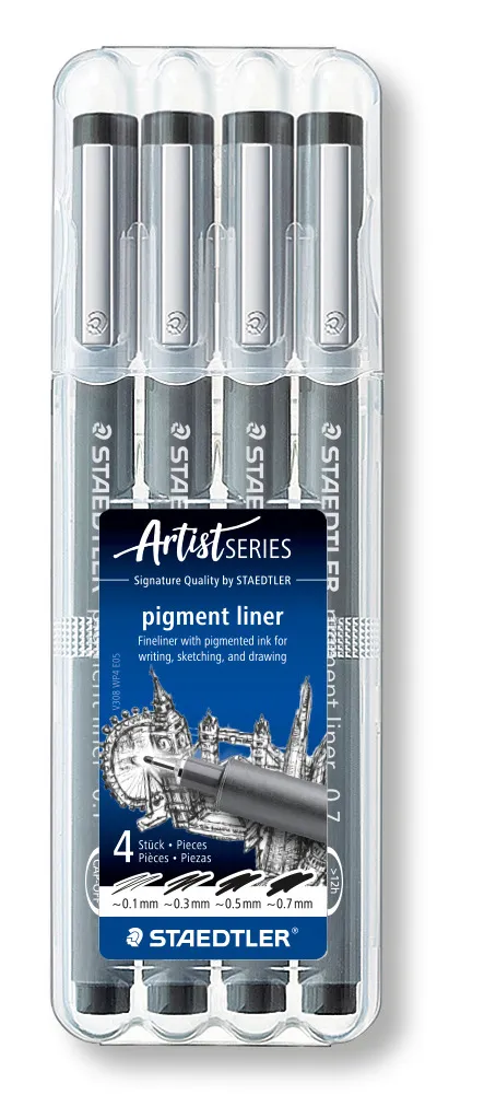 Fineliner pigment liner ass black (4)