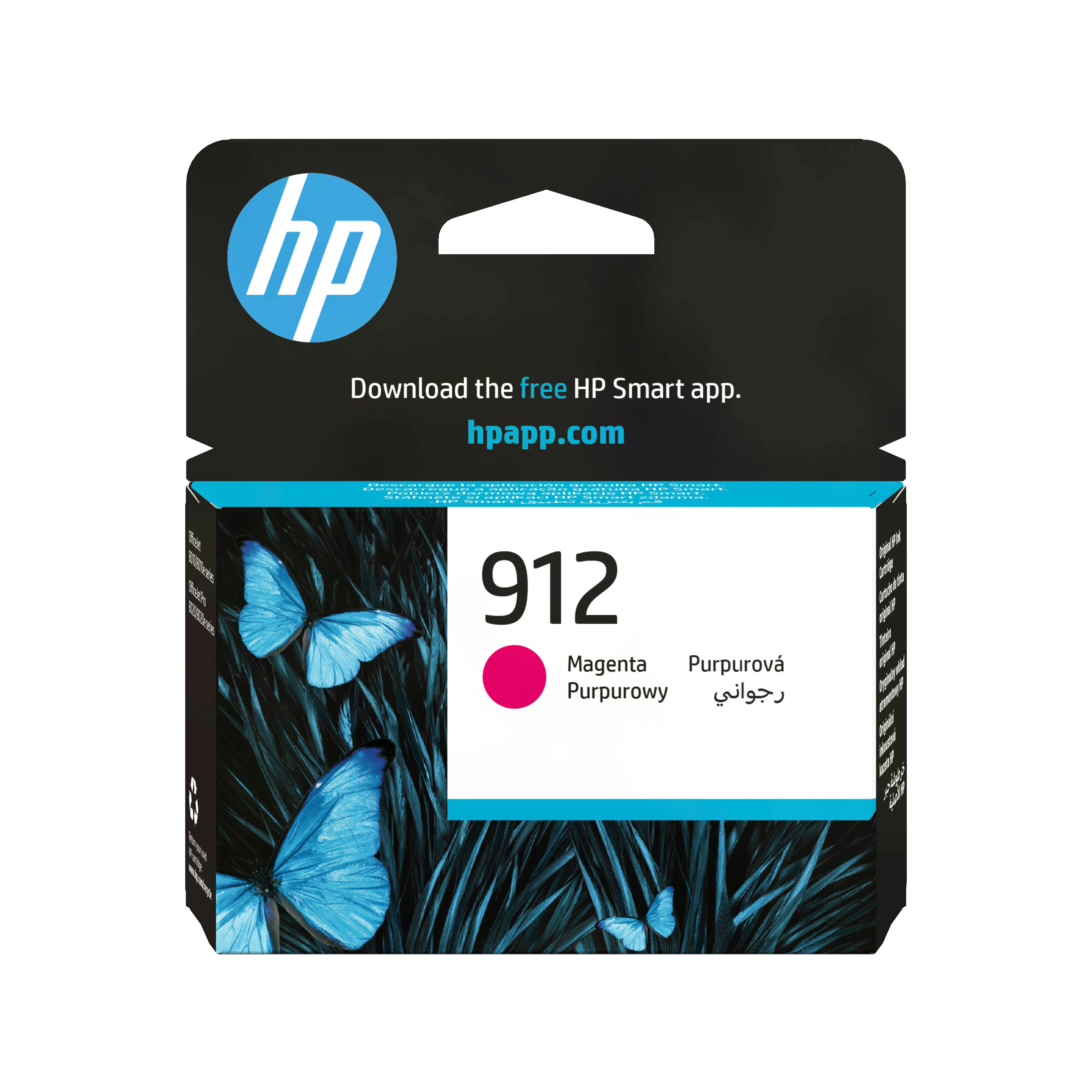 HP 912 - 2.93 ml - magenta - alkuper&auml;inen - mustepatruuna malleihin Officejet 8012, 8013, 8014, 8015, Officejet Pro 8022, 8024, 8025, 8035