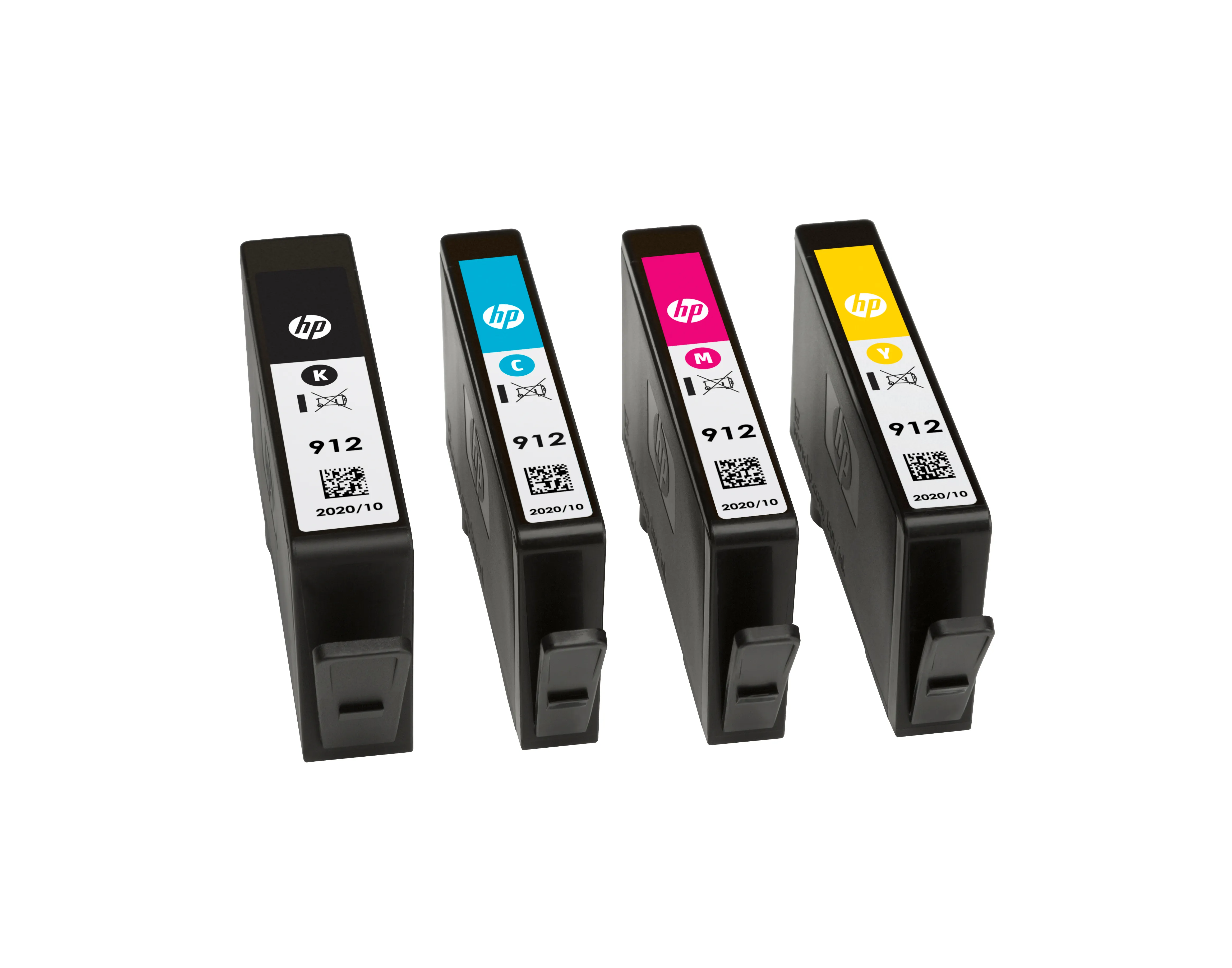 HP 912 C/M/Y/K Ink Cartridges 4-pack Blistered