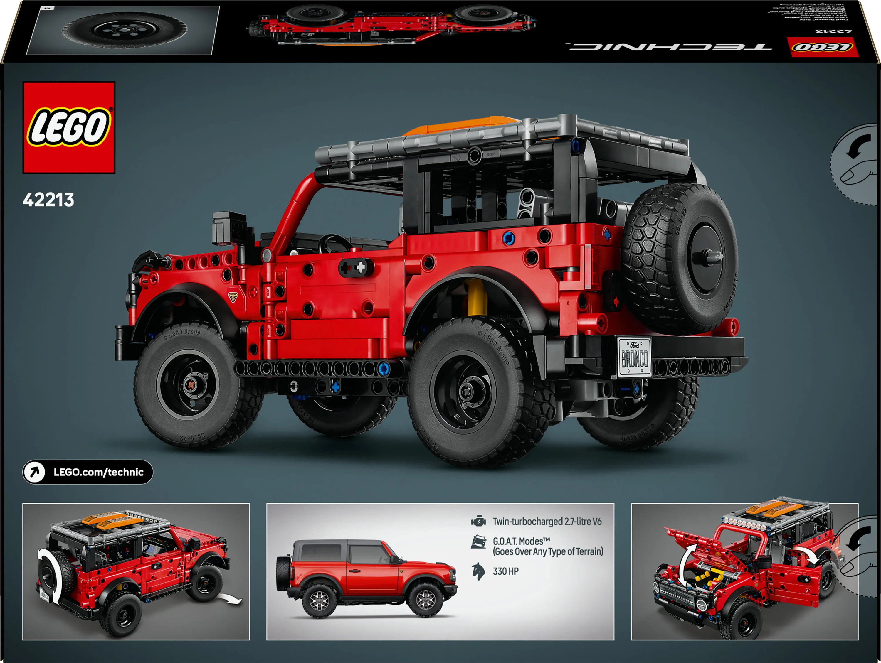 LEGO Technic Ford Bronco terr&auml;ngbil 42213