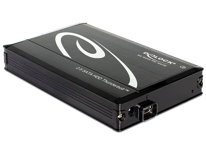 DeLOCK tallennuskotelo Thunderbolt liitin1x2,5&quot; SATA/SSD-levylle,m