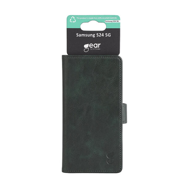 GEAR Wallet, Galaxy S24 - Wallet Case, Olive Green