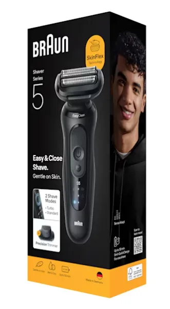 Braun Series 5 52-N1200s -parranajokone, musta
