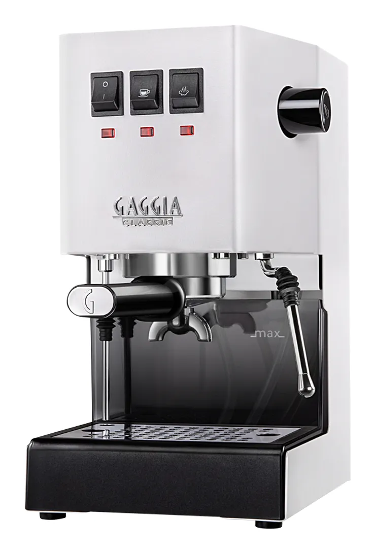 Gaggia Classic E24 Manual Espresso Machine, White
