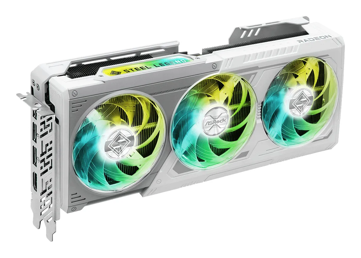 ASRock Radeon RX 9070 XT Steel Legend 16 GB - graphics card