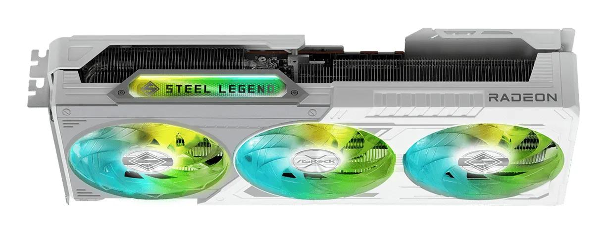 ASRock Radeon RX 9070 XT Steel Legend 16 GB - grafikkort