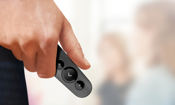 Logitech R500 Laser Presentation remote - laser presenter, Grey