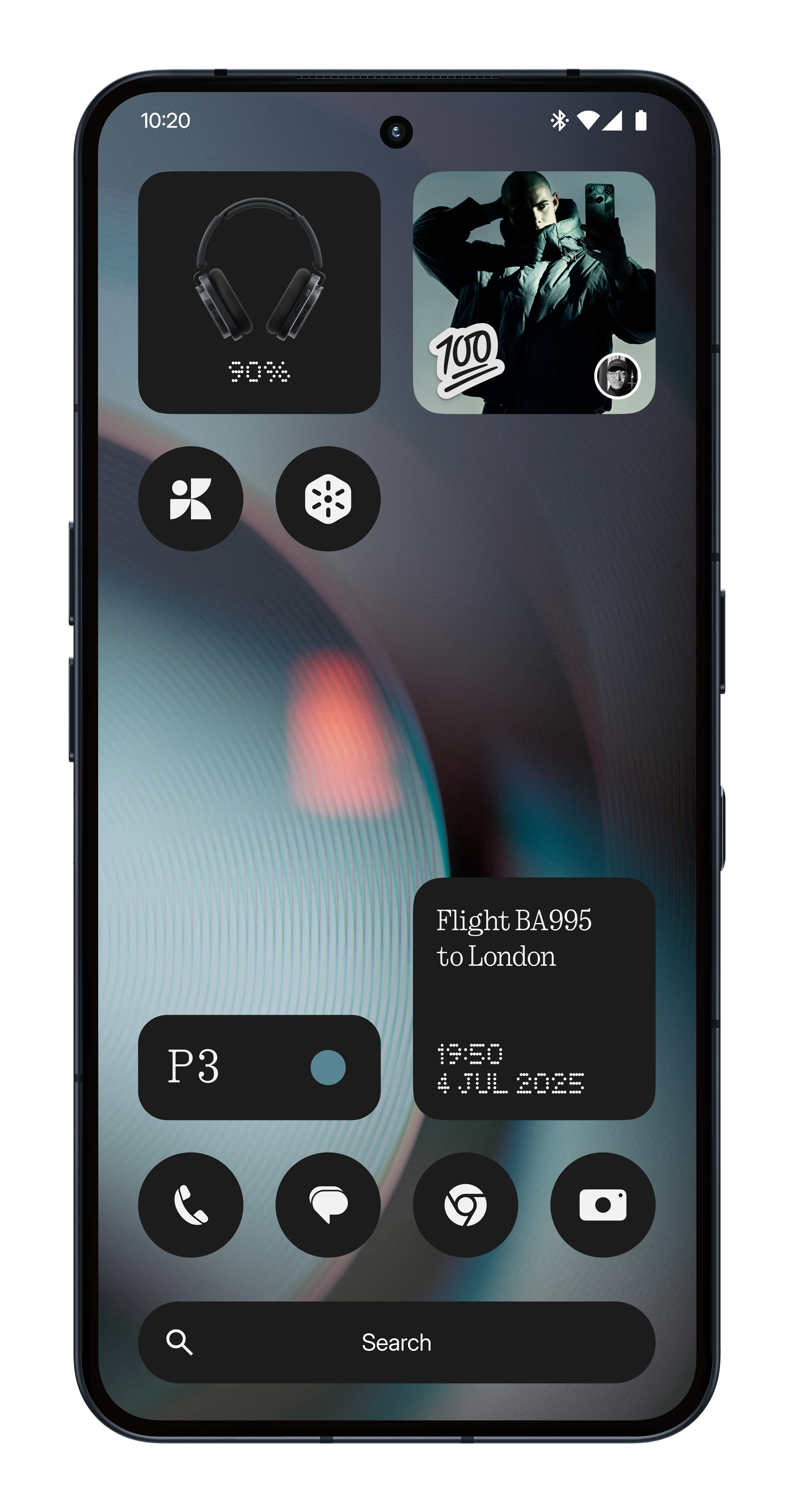 Nothing Phone (3) 16/512 Gt -puhelin, musta