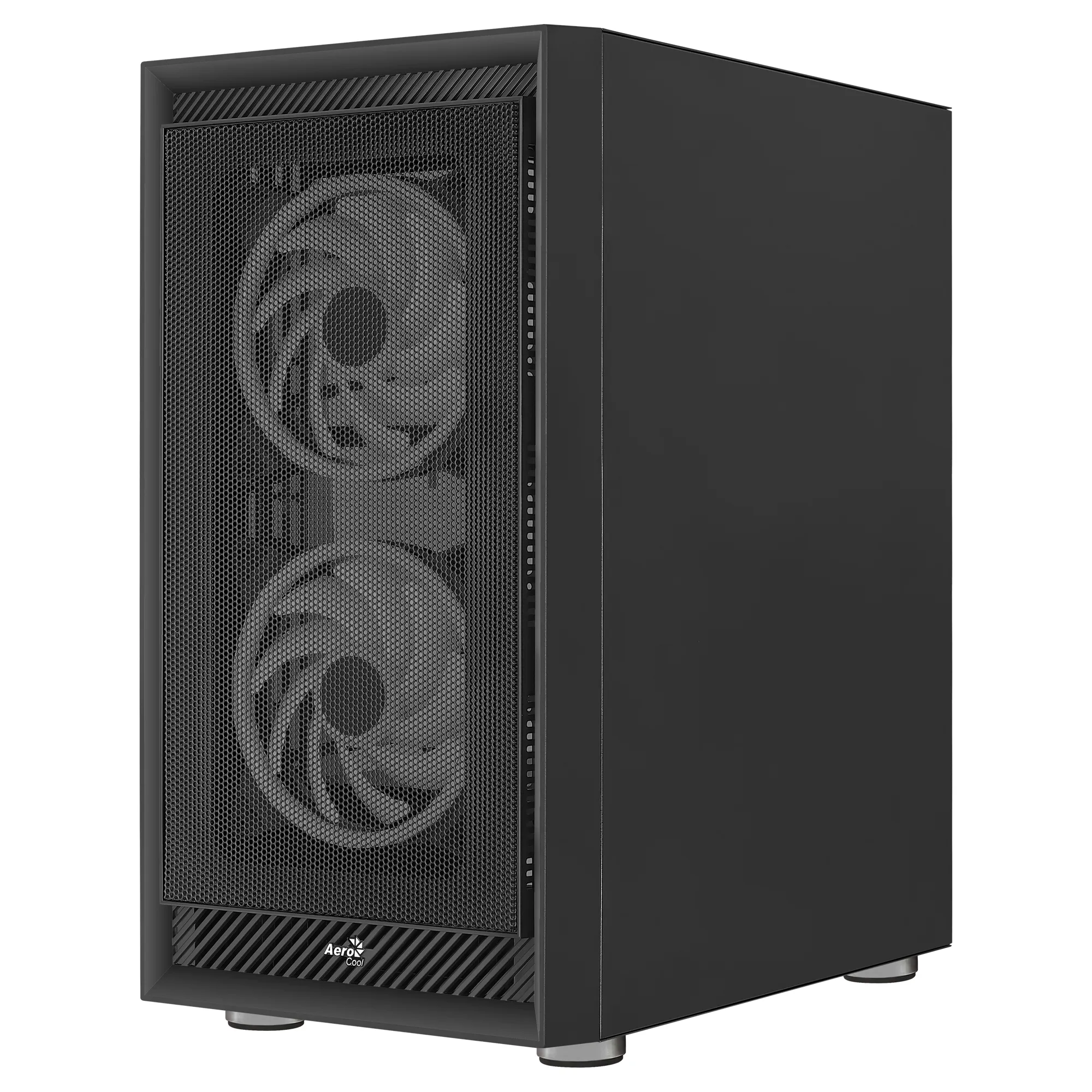 AeroCool Graphite V3 Midi-Tower Case with RGB lighting, Black