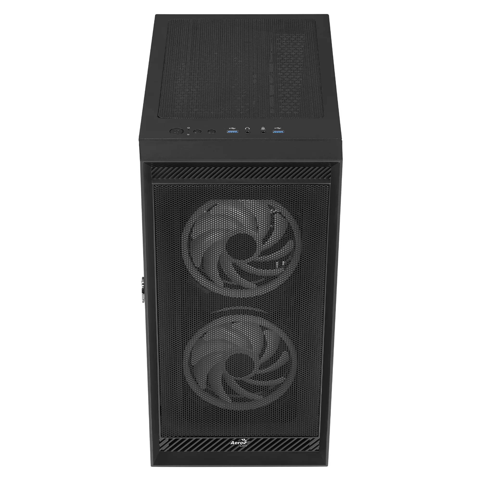 AeroCool Graphite V3 Midi-Tower Case with RGB lighting, Black