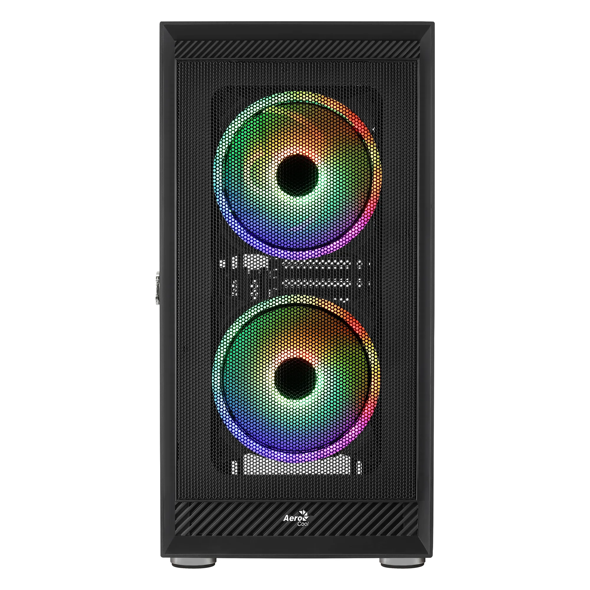 AeroCool Graphite V3 Midi-Tower Case with RGB lighting, Black