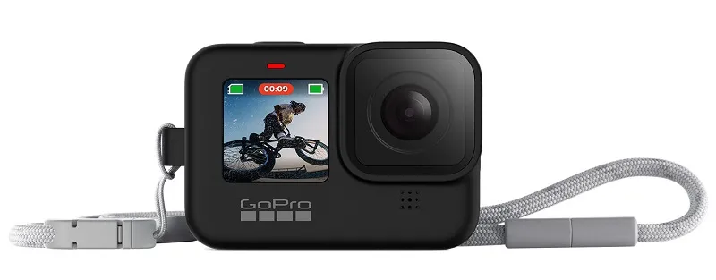 GoPro Sleeve + Lanyard Black HERO9 Black