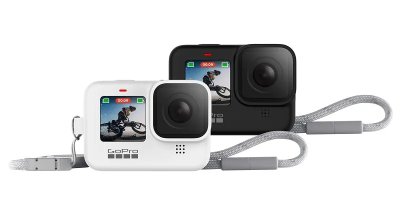 GoPro Sleeve + Lanyard Black HERO9 Black
