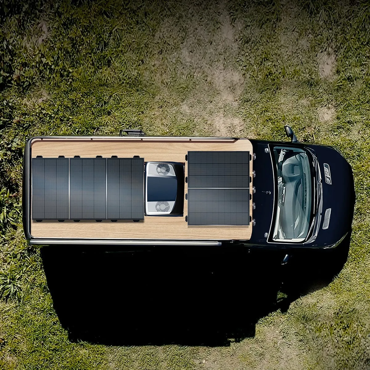 EcoFlow Rigid Solar Panel - mounting feet
