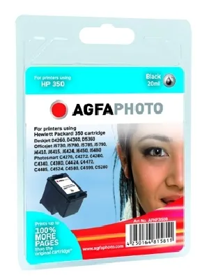 AGFAPHOTO APHP350B -mustekasetti, 10 ml, musta