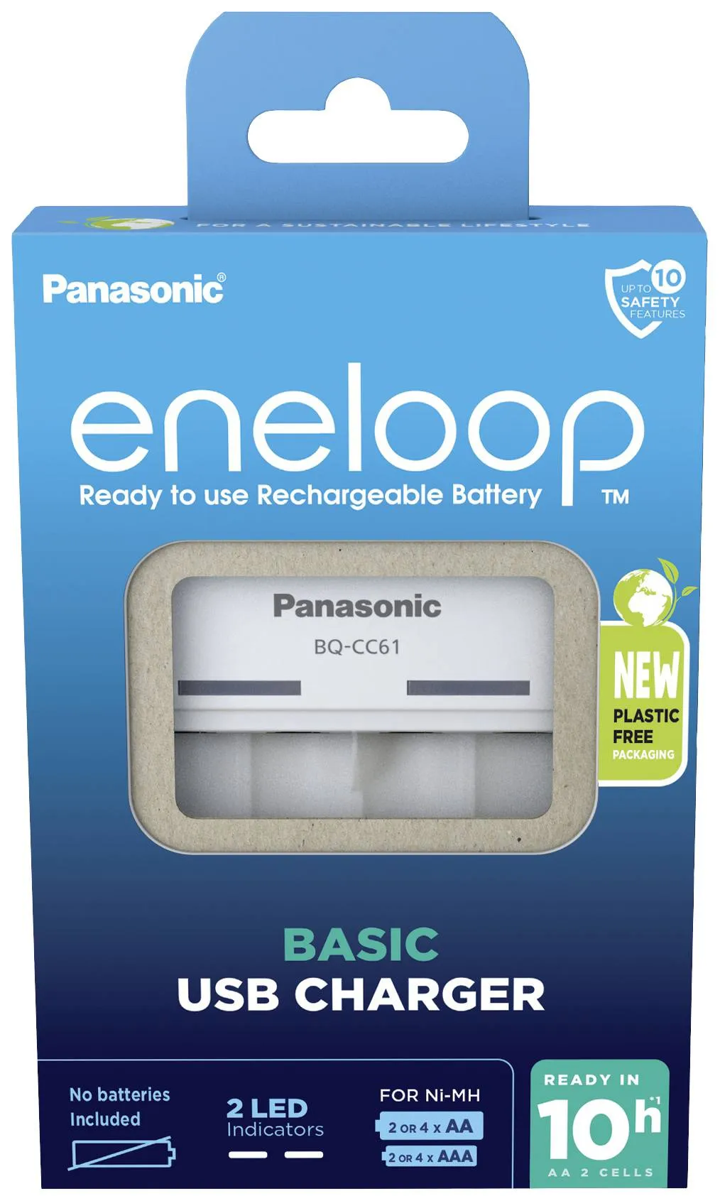Panasonic Eneloop BQ-CC61USB USB AA / AAA laturi