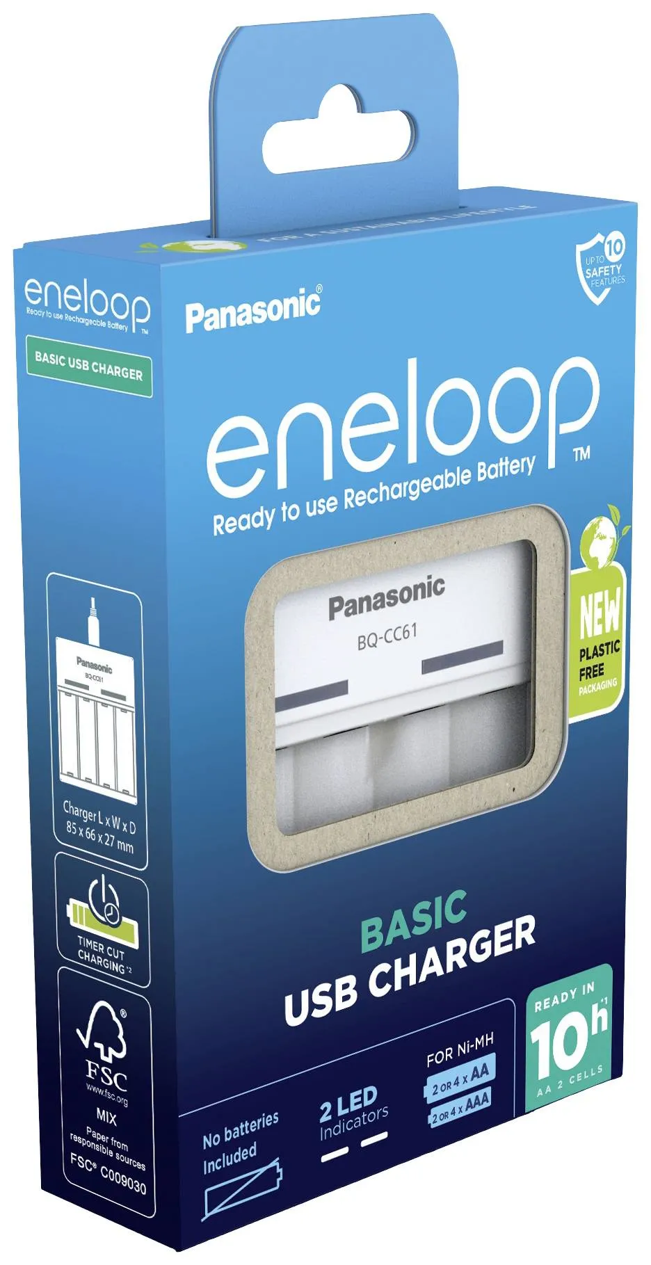 Panasonic Eneloop BQ-CC61USB USB AA / AAA laturi