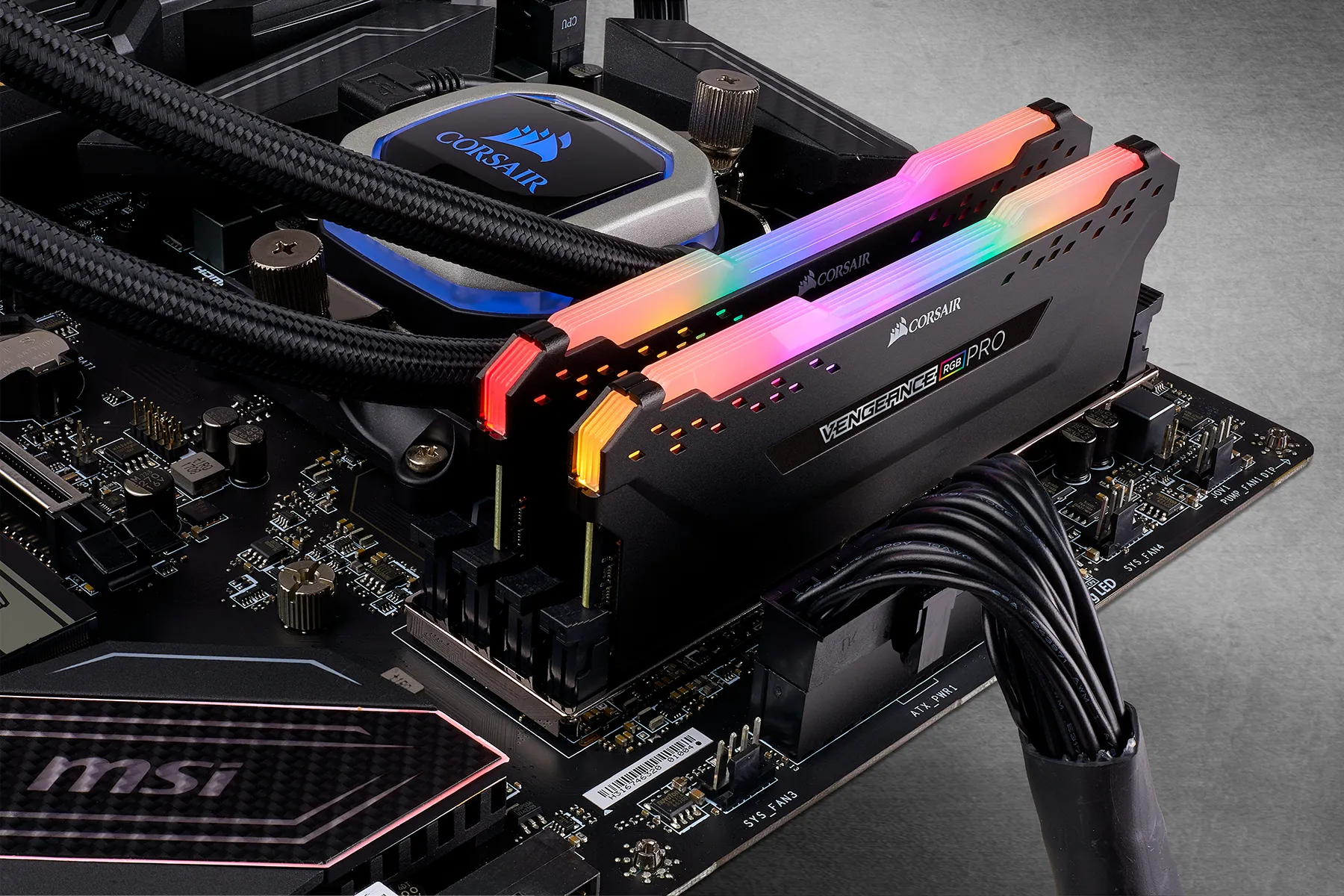 Corsair Vengeance RGB Pro 16GB (2 x 8GB) DDR4 3600 MHz, CL20 - memory, Black
