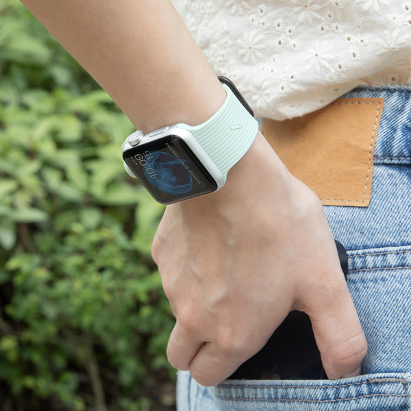 Native Union Curve Silicone Strap for Apple Watch 40mm Sage