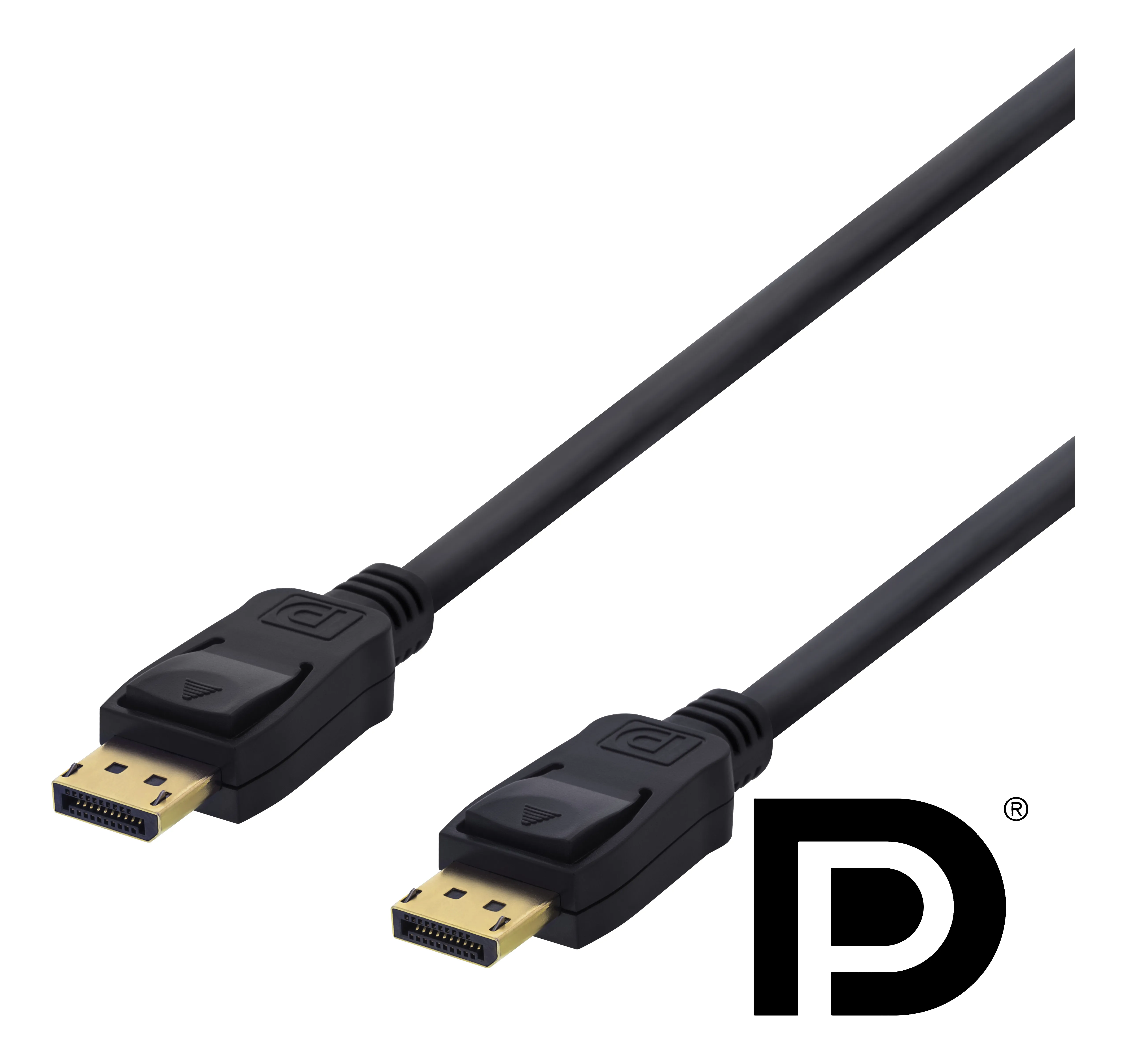 Deltaco DisplayPort – DisplayPort 1.2 - cable, 3 m, Black