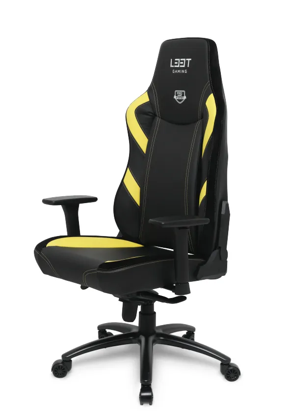 L33T E-Sport Pro Excellence, L - gaming chair, yellow L33T E-Sport Pro Excellence, L - gaming chair, yellow