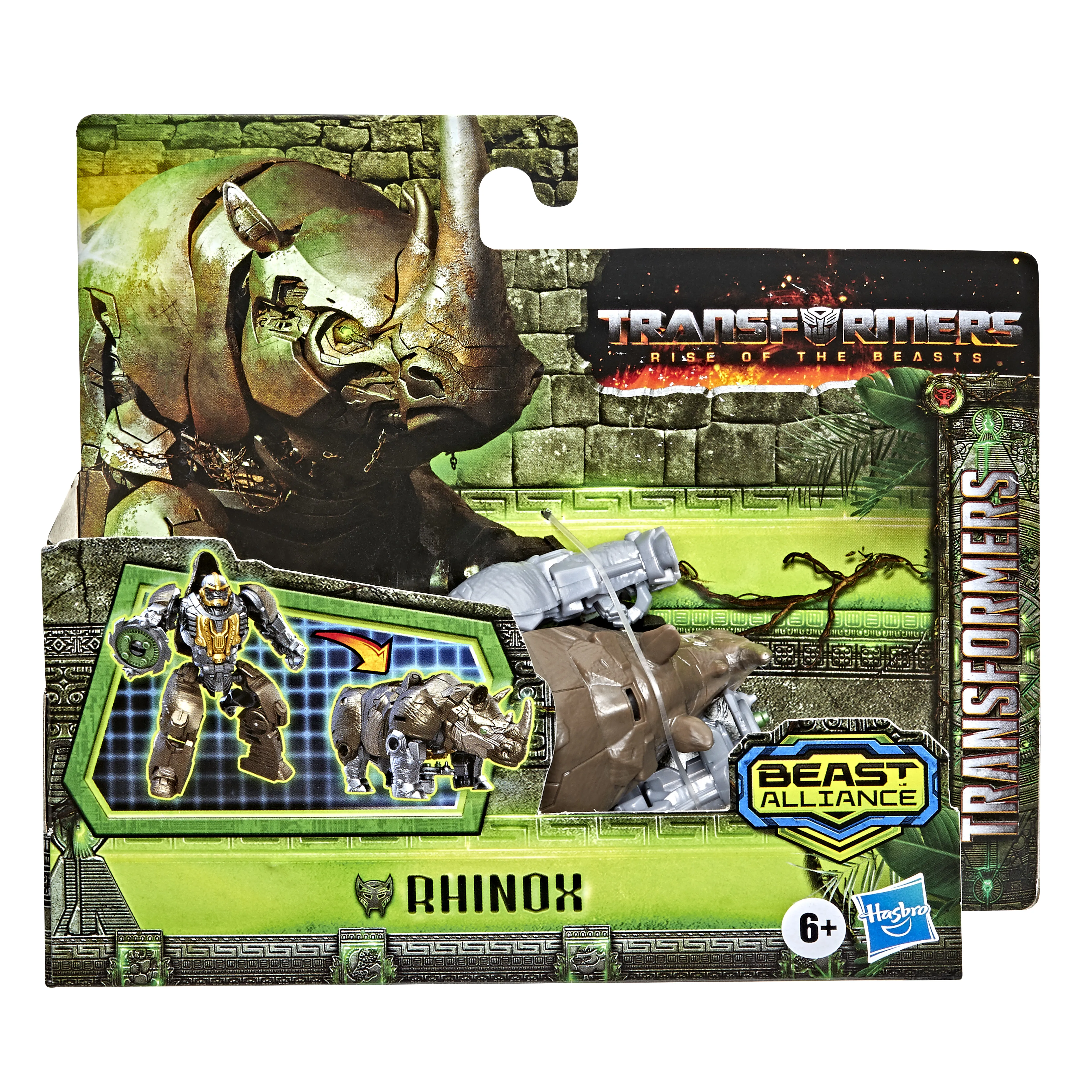 Hasbro Transformers: Rise of the Beasts Battle Changers Rhinox Toy Figure (11 cm Tall)