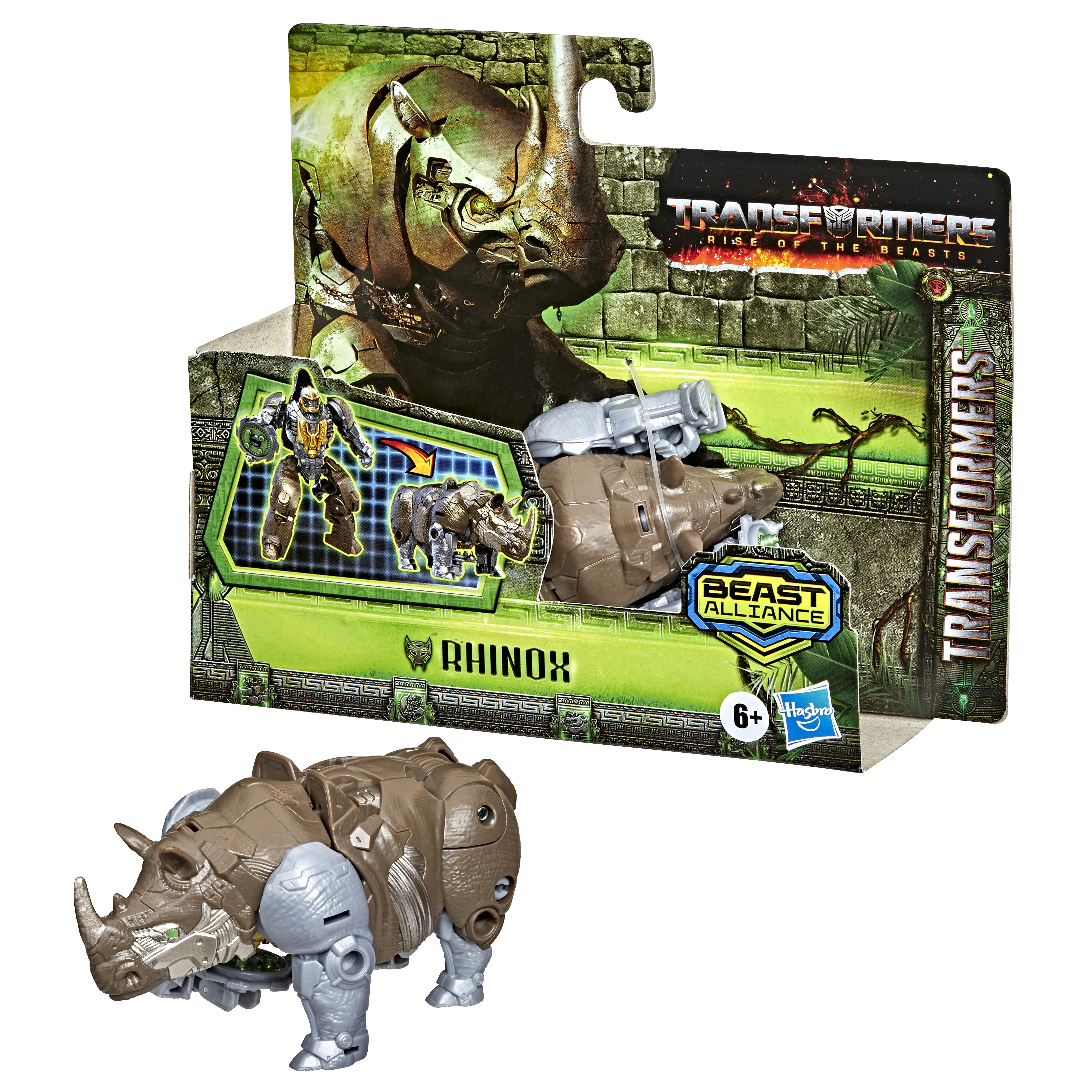 Hasbro Transformers: Rise of the Beasts Battle Changers Rhinox Toy Figure (11 cm Tall)