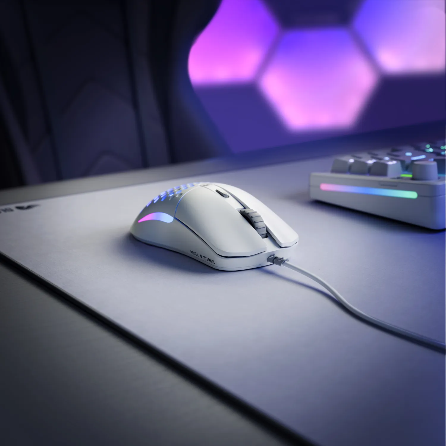 Glorious Model O Eternal - gaming mouse, White