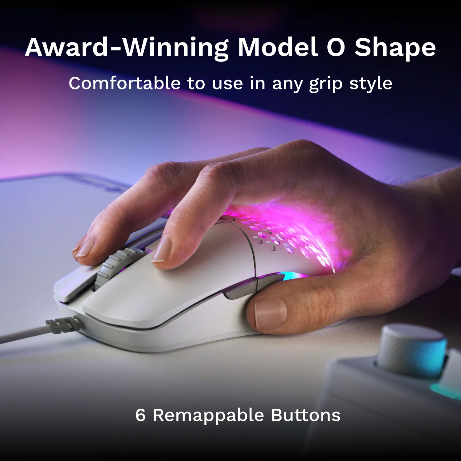 Glorious Model O Eternal - gaming mouse, White