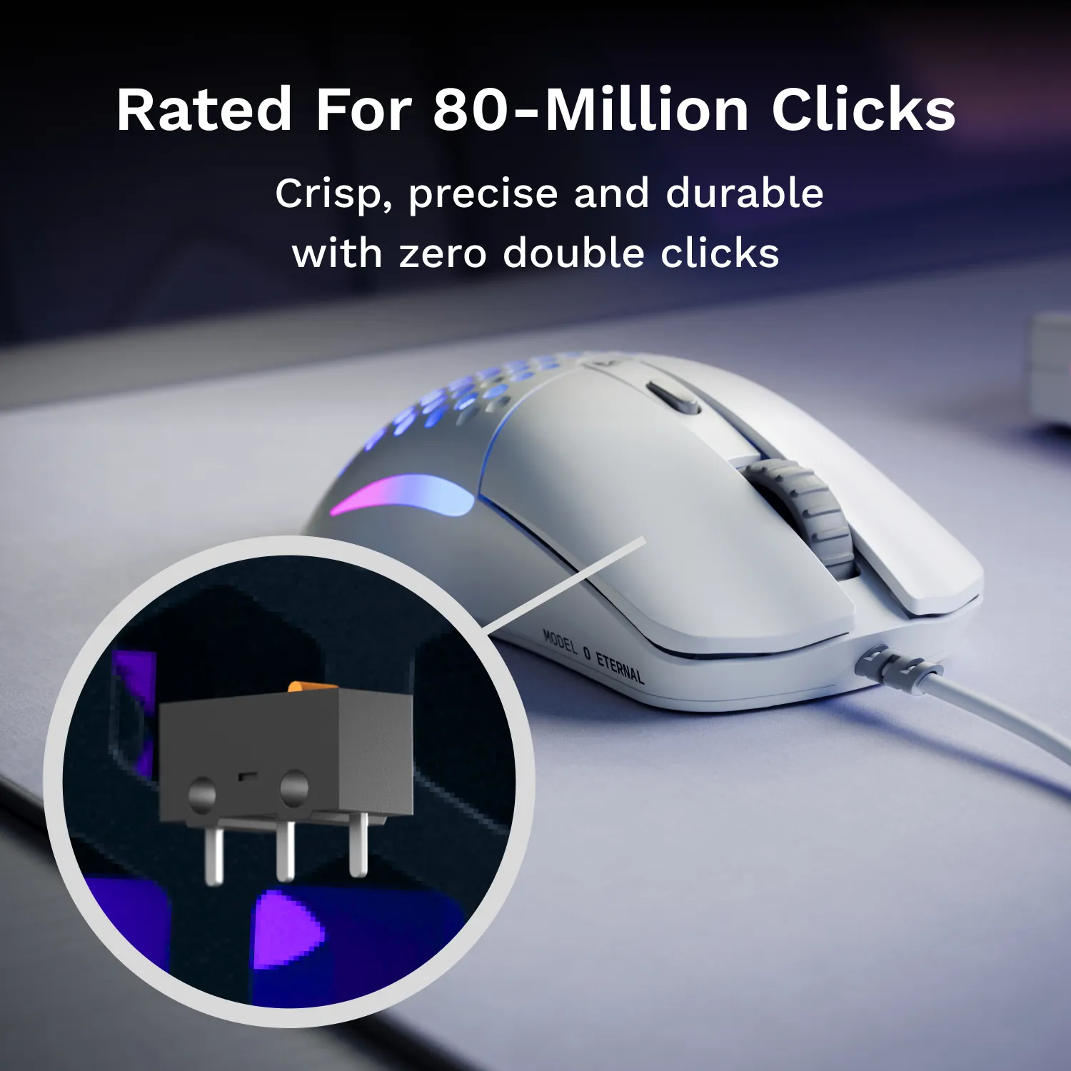 Glorious Model O Eternal - gaming mouse, White