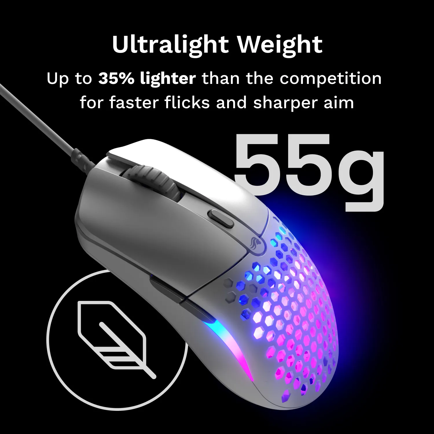 Glorious Model O Eternal - gaming mouse, White