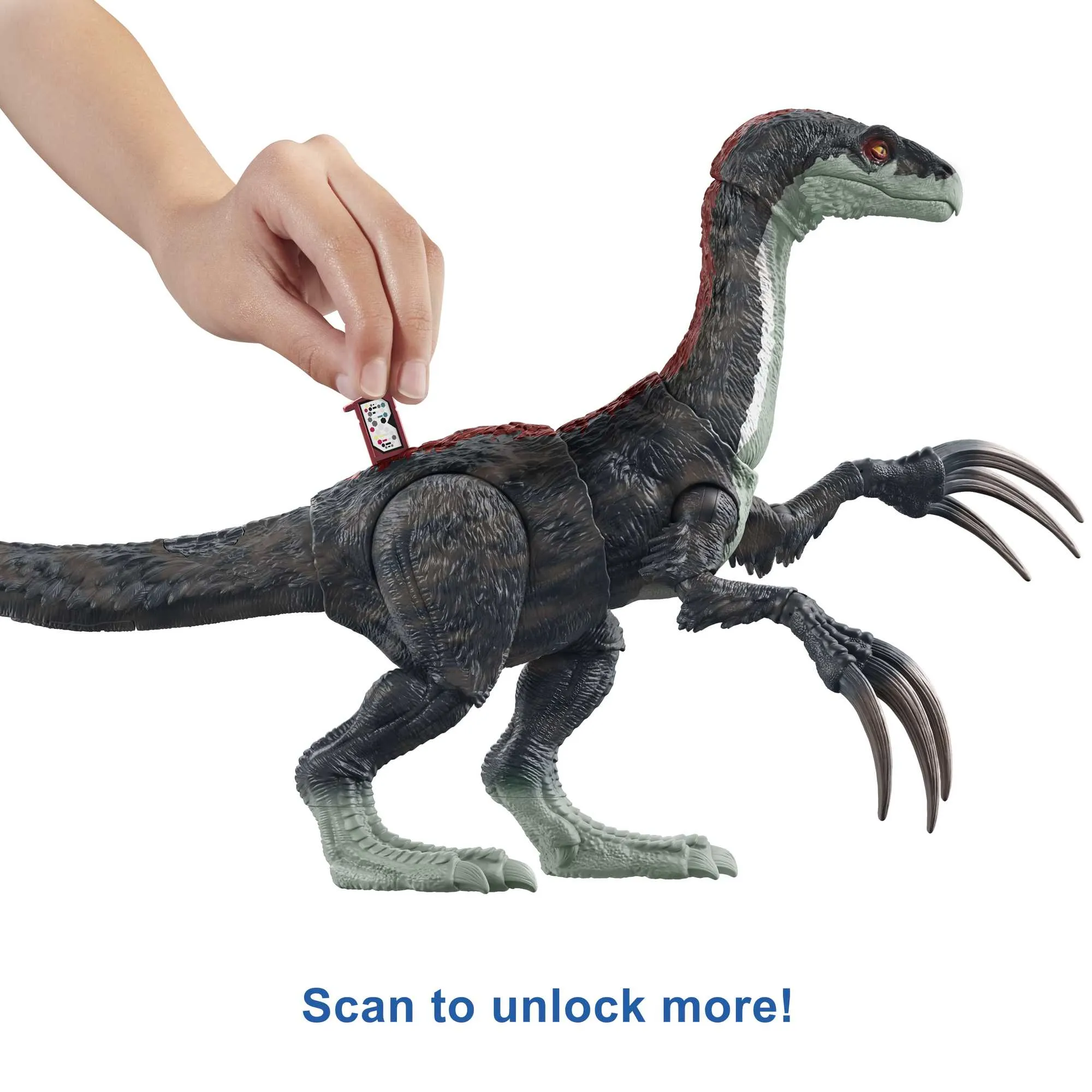 Mattel Jurassic World Sound Slashin Therizinosaurus Mini-Play Figure